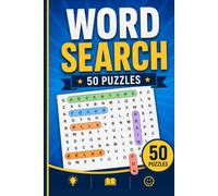 Word Search Puzzle Book: 50 Fun & Challenging Word Search Puzzles for Adults & Seniors. Improve Focus, Memory