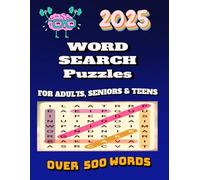Word Search Puzzle Book: 500 Words Across 50 Fun and Engaging Topics for Adults, Seniors, and Teens: Large Print -Relaxing Brain Exercises for Fun, ... 50+ Puzzles ... Gift for Vacations, Holidays
