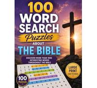 Word search puzzle book about The Bible: 100 puzzles more than 1000 words