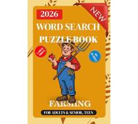 Word Search Puzzle Book Farming: Large Print | 6x9 inches, 113 pages | 50+ Puzzles