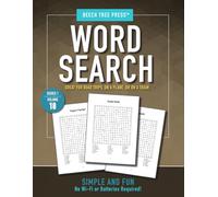 Word Search Puzzle Book for Adults with 100 Screen-Free Puzzles for Relaxation and Brain Engagement: Series 1 · Volume 18 | An Offline Puzzle Book for Travel, Stress Relief, Focus, and Everyday Calm