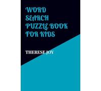 Word search puzzle book for kids