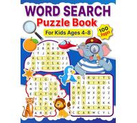 Word Search Puzzle Book for Kids Ages 4-8: Fun and Easy Word Search Puzzle Book for Young Learners | Search and Find Words Activity Book with Answers in the End | Perfect Gift for Boys and Girls