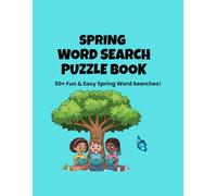 Word Search Puzzle Book for Kids Ages 6-10: Fun and Easy Word Search Games Featuring Animals, Food, School, Nature & Numbers
