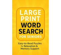 Word Search Puzzle Book for Seniors: 100 Easy Large-Print Puzzles | Animals & Fruits | 12×12 Grid | Big Font | Fun & Relaxing Brain Games: Easy Word ... | Perfect Gift for Seniors, Adults and Puzzle