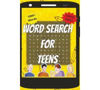 Word Search Puzzle Book for Teens: Word Searches with Easy to Read Print about Teenagers, School, Friends and More | 6x9 inches, 110 pages | 50+ Puzzles … Gift for Vacations, Holidays and Free Times