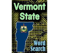Word Search Puzzle Book: For Vermont State: Word Find and Word Search Puzzle Book: Fun and Challenging Puzzles for Vermont-themed Lovers with solutions.