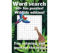 Word Search Puzzle Book, Wildlife Edition!: Fun Puzzle Book, 50+ Puzzles!