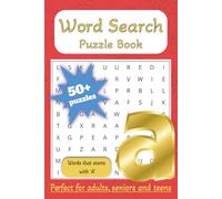 Word Search Puzzle Book with words that starts with “A”: Word Searches with Easy-to-Read Print about letter “A” | Hundreds of Words | 6x9 inches, 110 ... Vacations, Free Times ... For All Ages