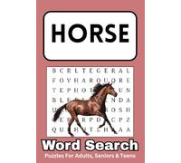 Word search puzzle book: Word Search with Easy to Read Print about HorseBack Riding, Horse Racing and More | 6x9 inches 110 pages | 50+ Puzzles ... Gift for Vacation, Holidays and Free Time