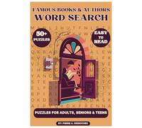 Word Search Puzzle Book: Word Searches with Easy to Read Print about Authors, Novels, Literary and More | 6x9 inches, 112 Pages | 50+ Puzzles ... Gift for Vacations, Holidays, and Free Times!