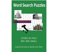 WORD SEARCH PUZZLE - CITIES OF ITALY: Word search puzzle, cities of Italy, leisure activity, hobbies, vacation, for adults, teen, seniors and children