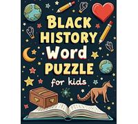 Word Search Puzzle For Kids: Black History