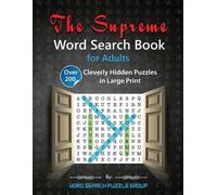 Word Search Puzzle Group The Supreme Word Search Book for Adults (Tascabile)