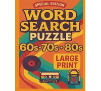word search Puzzle Large Print: Nostalgic Word Search: 2000 Word -100 Puzzle - Big Font Word Finds For Adults, Seniors