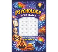 Word Search Puzzle: Psychology: Word Searches with Easy to Read Print about Psychology, Human Behavior, The Brain and More | 50+ Puzzles | 110 pages | ... | Ideal Present for Vacations, Holidays