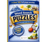 WORD SEARCH PUZZLES EXTRA LARGE print: Have Fun and Train Your Mind