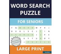 Word Search Puzzles for Seniors: Word Search Puzzle Book with Easy to Read Large Text Print for Adults and Seniors | Large Print | 8.5x11 inches, 110 pages | 50+ Puzzles for Fun and Relaxation
