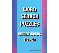 Word Search Puzzles: Hidden Words, Big Fun Word Search Puzzles with Easy to Read Print | 6x9 inches, 110 pages | 50+ puzzles ... Gift for Vacations, Holidays, and Free Times