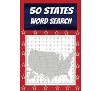 Word Search with The 50 States of America: Word Search with Easy to Read Print about The Fifty States of America and More | 6x9 inches, 100 pages | 50 ... Gift for Vacations, Holidays, and Free Time
