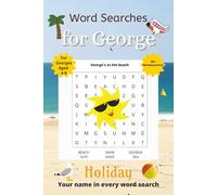 Word Searches for George: 50+ puzzles for 4-8 year olds | Improve vocabulary and spelling | Holiday edition | George's name on every page | Gift for George