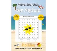 Word Searches for Nathan: 50+ puzzles for 4-8 year olds | Improve vocabulary and spelling | Holiday edition | Nathan's name on every page | Gift for Nathan