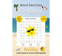 Word Searches for Poppy: 50+ puzzles for 4-8 year olds | Improve vocabulary and spelling | Holiday edition | Poppy's name on every page | Gift for Poppy