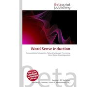 Word Sense Induction: Computational Linguistics, Natural Language Processing, Word Sense Disambiguation