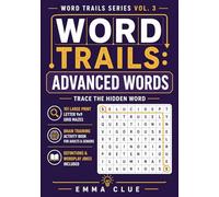 Word Trails: Vocabulary Path Puzzles - Book 3: Challenging Large Print Brain Training for Adults & Seniors | 101 Expert Letter Grid Mazes | Trace the Hidden Word | Definitions Inside