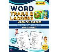 Word Trails & Word Ladders for Grade 2: Word Fun Puzzles for Kids Ages 6-8