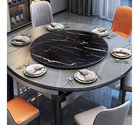 WORDFUN Piatto Girevole Rotante per Tavolo da Pranzo, Piatto di Servizio Centrotavola in Legno, Vassoio Rotante Rotondo, Vassoio da Tavolo Giradischi, Vassoio da Portata Girevole