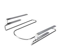 WORDFUN Porta Calici Sottopensile Appendi Bicchieri, Acciaio Inossidabile Portabicchieri Sospeso, Portabicchieri Versatile, Non c'è Bisogno di Forare O Inchiodare, può Essere Spostato A Piacimento