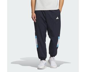 Wording Pack Loose Fit Mesh-Lined Woven Elastic Hem Joggers Legend Ink S