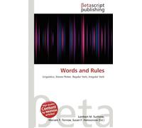 Words and Rules: Linguistics, Steven Pinker, Regular Verb, Irregular Verb