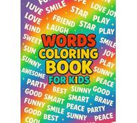 Words Coloring Book for Kids: Fun Bubble Letters and Creative Word Designs for Children to Color and Learn