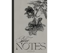 Words in Bloom - Composition Notebook College Ruled: Floral Vintage Botanical Illustration | Elegant Aesthetic Journal For Girls, Teens, Women | Note ... Reflections, and Creative Notes | Wide Lined