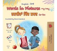 Words in Pictures - My Day (English Punjabi Gurmukhi Bilingual Children's Book)