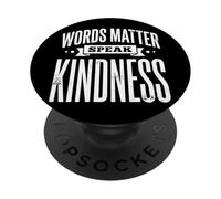 Words Matter Speak Kindness PopSockets PopGrip Adesivo