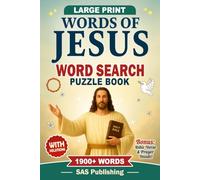 Words Of Jesus Word Search: Large Print Bible word search : Words of Jesus