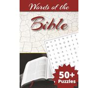 Words of the Bible: Word Search Puzzles with Easy to Read Print about Bible Characters, Books in the Bible, and More | 6x9 inches, 110 pages | 50+ puzzles...