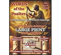 Words of the Psalter: A Psalms Rare Word Search Challenge (Supersized Edition)