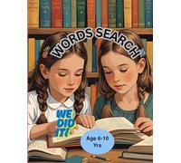 Words search for kids Aged 6-10 years-a Brain Game: Word Puzzles and Brain Games to Help Kids Learn Letters, Improve Spelling and vocabulary