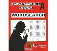 Words Starting with The Letter A Word Search Puzzle Book