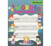 Words Tracing Book: 100 Words Tracing Book For Kids,Preschool Workbooks Age 4-5,Letter Tracing & Handwriting Practice Book For Preschool,Tracing ... For Toddlers,Preschool Letter Tracing Book