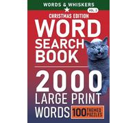 Words & Whiskers: Christmas Edition - Vol. 3: Relaxing Holiday Word Search Puzzles