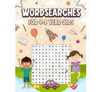 Wordseach book for 4-8 year olds | fun word puzzles | with solution | 8.5 x 11 inch size: Look and find word game