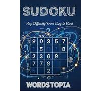 Wordstopia Sudoku Puzzle Book. Large Print Sudoku Brain Games for Adults and Teens: Any Difficulty From Easy to Hard | 60 Puzzles with Solutions