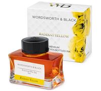 Wordsworth and Black Flacone Di Inchiostro Per Penna Stilografica (50 Ml) Premium Luxury Edition [Splendido Giallo] Flacone Dal Design Classico Smooth Flow 50 Ml
