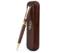 Wordsworth & Black Matita Meccanica in Bambù 0,7mm di Lusso per Disegno | Regalo Unisex, Marrone, Rotazione a Scatto, 20 Mine HB Ricambio, Schizzi, Elegante, Ingegneri e Architetti