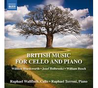 William Wordsworth British Music for Cello and Piano (CD) Album
